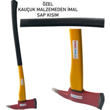 Bilge Itfaiyeci Baltası-Ahşap Saplı Kauçuk Kaplamalı-Fireman Axe