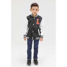Benitto Kids Erkek Çocuk Mevsimlik Kaşe Kolej Mont 51299