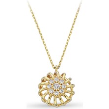 ÇGK KUYUMCULUK Taşlı Altın Kolye CGKKKLY008