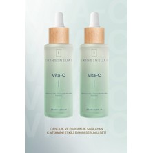 Skin Sensual Avantajlı Vita-C (Vitamin C 10%, Postbiotic) Tanışma Paketi | 30+30ML