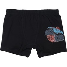 Bebelop Erkek Çocuk Off Road Desenli Atlet Boxer 2'li Alt Üst Takım