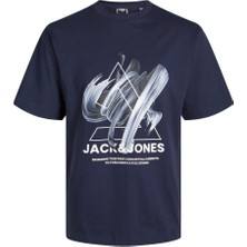 Jack & Jones Tint Crew Neck Erkek Lacivert Yuvarlak Yaka Tişört