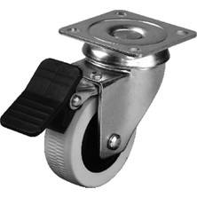 Hts Hırdavatım 50X20 Çift Bilyalı Tablalı Frenli Teker (4 Adet)