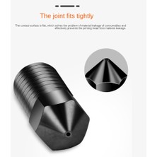 Benagee 5 Adet 3D Yazıcı Parçası Ekstruder Memesi Yüksek Sertlik Sertleştirilmiş Çelik Metal Yüksek Sıcaklık Memesi Ankermake 3D Yazıcı (Yurt Dışından)