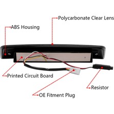 Benagee Araba LED Duman Üçüncü Fren Kargo Işık Dodge Ram 1500 2500 3500 2009-2018 Için Fit (Yurt Dışından)