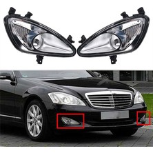 Benagee 2218200256 Araba Ön Sağ Tampon Sis Farları Montaj Sürüş Lambası Sis Lambası Mercedes-Benz Için W221 S550 S600 2007-2009 (Yurt Dışından)