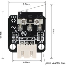 Benagee 10 Adet 3D Yazıcı Parçası Son Durdurma Limit Anahtarı 3 Pin Cnc Rampaları ile Uyumlu 1.4 Reprap 3D Yazıcı Cr-10 10S,S4,S5 (Yurt Dışından)