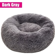 Shanhua Shop Derin Gri Tarzı L Çapı 60CM Süper Büyük Köpek Yatağı Yuvarlak Yıkanabilir Evcil Hayvan Yatak Kış Sıcak Uyku Peluş Köpek Kulübesi Kedi Paspaslar Yavru Yastık Mat Köpek Kedi Malzemeleri (Yurt Dışından)