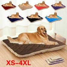 Shanhua Shop Siyah Stil L Beden 2 Taraf Köpek Yatakları Yumuşak Sıcak Peluş Kedi Yatak Kulübesi Pet Paspaslar Küçük Orta Büyük Köpekler Için Uyku Yastık Battaniye Pet Malzemeleri S-3xl (Yurt Dışından)