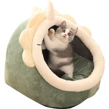 Shanhua Shop No.1 Tarzı L Beden Tatlı Kedi Yatak Sıcak Pet Sepet Rahat Yavru Kedi Şezlong Yastık Kedi Evi Çadır Yıkanabilir Mağara Kediler Yatakları Için Çok Yumuşak Küçük Köpek Mat Çanta (Yurt Dışından)