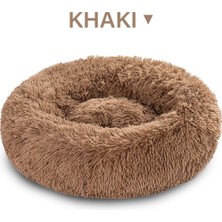 Shanhua Shop Haki Stili 60CM Köpek Yatağı Kedi Yatakları Kanepe Küçük Orta Ekstra Büyük Köpekler Pet Köpek Kulübesi Yuvarlak Yastık Mat Köpekler Için Kediler Yavru Pet Malzemeleri Aksesuarları (Yurt Dışından)