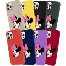 Printify Samsung Galaxy J7 Soft Premier Kapak Minnie Mouse-B Tasarımlı Silikon Kılıf - Siyah