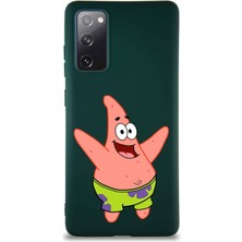Printify Samsung Galaxy S20 Fe Soft Premier Kapak Patrick Yıldız Tasarımlı Silikon Kılıf - Yeşil