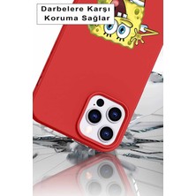 Printify Samsung Galaxy S20 Fe Soft Premier Kapak Sünger Bob Tasarımlı Silikon Kılıf - Siyah