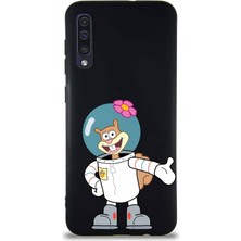 Printify Samsung Galaxy A50 Soft Premier Kapak Sandy Tasarımlı Silikon Kılıf - Siyah