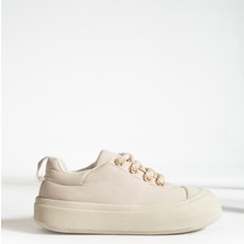 Alemdar Shoes Zeny Krem Kadın Sneakers