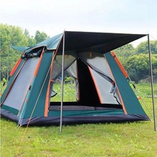 Yek Outdoor 4 Kişilik Tam Otomatik Tenteli Kamp Çadırı 240X240X160