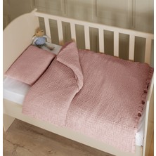Destiny Hometex %100 Pamuk 4 Katlı Muslin Bebek Nevresim Kılıf Seti (Çarşafsız)
