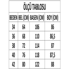 Darlin Moda Bej Yüksek Bel Bol Paça Pantolon DM3003
