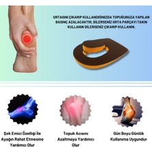 Lord Mountain Heel Relief Deri Topuk Dikeni Tabanlık,topuk Yumuşatıcı Iç Taban,gizli Topuk Dikeni Taban,erkek,kadın Kahverengi