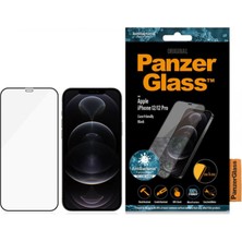 Panzerglass iPhone 12 | 12 Pro Uçtan Uca Ekran Koruyucu Cam Siyah