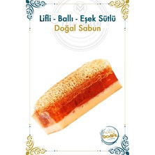 Mavessa Doğal El Yapımı Kabak Lifli Ballı Eşek Sütlü Sabun 120 gr