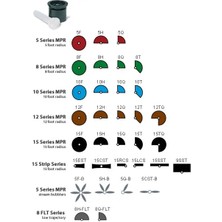 Rain Bird Mpr Nozul Serisi (Kırmızı) 360° Mpr -5 Serisi (25 Adet)