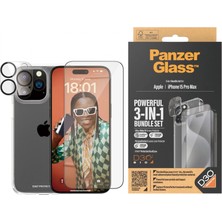 Panzerglass iPhone 15 Pro Max Uwf Bundle Ekran & Kamera Koruyucu Kapak