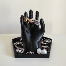 magicland Dekoratif Takı Standı, Düzenleyici, Yüzük Tutacağı, Yüzük/küpe/takı Standı - Sert Plastik