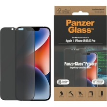 Panzerglass Apple iPhone 14/13/13 Pro Uwf Privacy Ab W. Applicator Ekran Koruyucu