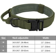 Kilinmoli Taktik Polisi Köpek Köpek Askeri Düzenleyebilir Duarable Nylon Alman Çeviri Orta Büyük Yürüyüş Eğitim Hayvanlar Işbirliği Için (Yurt Dışından)