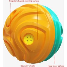 Kilinmoli Köpek Çiğneme Oyuncakları Garip Gürültü Dikkat Çekmek Kaygıyı Gidermek Yavaş Sızdıran Yiyecekler Diş Temizleme Göktaşı Şeklinde Bite-Resistan Top (Yurt Dışından)