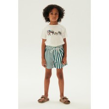 Nebbati Erkek Çocuk Desenli Şort