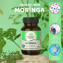 Organic India Moringa Kapsül-Saf Bitki Proteini-Süper Gıda Takviyesi 350 mg, 60 Kapsül