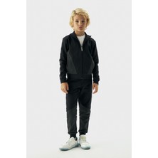 Bikkembergs Erkek Çocuk Siyah Eşofman Üstü 23FW0BK1875