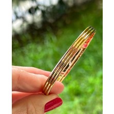 ByMerve Çelik Gold Kadın Kelepçe