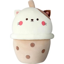 Miniso Sütlü Çay Peluş Oyuncak (37CM) - Kedi