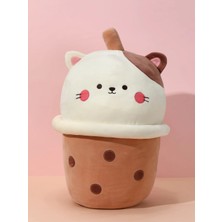 Miniso Sütlü Çay Peluş Oyuncak (37CM) - Kedi