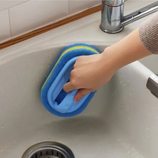 Yıldızhane Dayanıklı Sünger Fırça 3 Katlı Lavabo Mutfak Banyo Bulaşık Yıkama Fırçası