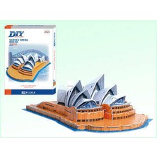 Prolysus Sidney Opera Evi Maketi Hobi 3D Puzzle 3 Boyutlu Yapboz Sydney House Mimari Avustralya Hatırası