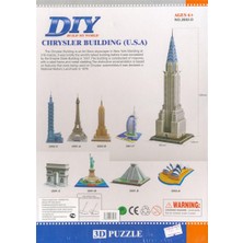 Prolysus 3D Puzzle 3 Boyutlu Maket Amerika Newyork Manhattan Chrysler Building Crysler Binası