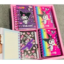 Meyra Accessories 1 Adet Sanrio Kawaii Kuromi Küçük Boy Not Defteri Okul Hediyelik