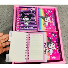 Meyra Accessories 1 Adet Sanrio Kawaii Kuromi Küçük Boy Not Defteri Okul Hediyelik