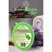 Mavessa Doğal Aloe Vera Özlü Süngerli Sabun, Aloe Vera Özlü Sabunlu Vücut Duş Süngeri, Banyo Lifi 125 gr