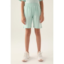 Kappa Striped Açık Mavi Kız Çocuk Bermuda