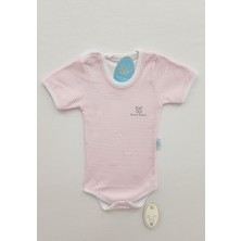 Sweet Cotton Kısa Kollu 3'lü Body Pamuklu Desenli Çıtçıtlı Zıbın