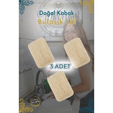 Mavessa 3 Adet Çift Taraflı Organik % 100 Doğal Kabak Bulaşık Lifi