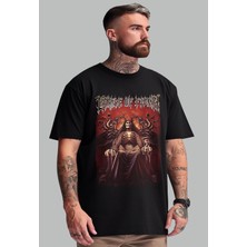 Bu Tshirt 'cradle Of Fılt-Skull Thrones' Temalı Oversize Unisex Tişört..