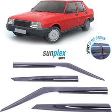 Bes Tuning Fiat Albea-Palıo-Sıena 2002-2012 Sunplex Sport Style Cam Rüzgarlığı Set 4lü