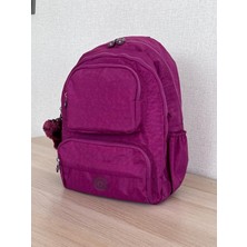 Nemo Bags Bordo Sırt Çantası Okul Çantası Laptop ve Seyahat Çantası Su Geçirmez Spor Çanta